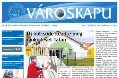 Kiemelt kép a Tatai Városkapu újság – 2022. Október 06. című bejegyzéshez