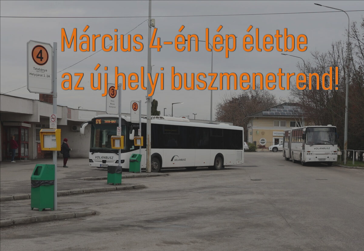 Kiemelt kép a Március 4-én lép életbe az új helyi buszmenetrend című bejegyzéshez