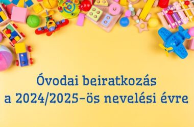 Kiemelt kép a Óvodai beiratkozás a 2024/2025-ös nevelési évre című bejegyzéshez