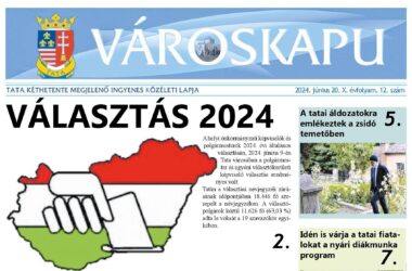 Kiemelt kép a Tatai Városkapu újság – 2024. Június 20. című bejegyzéshez