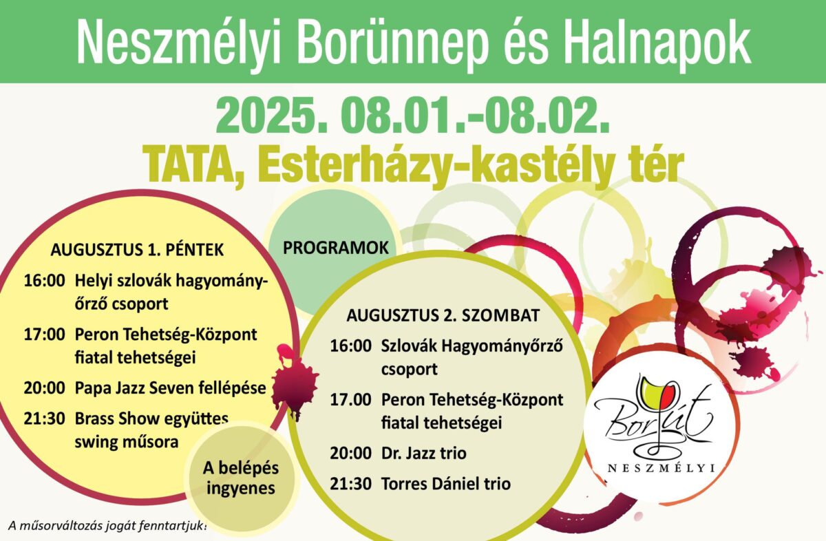 A Borünnep és Halnapok hivatalos plakátja