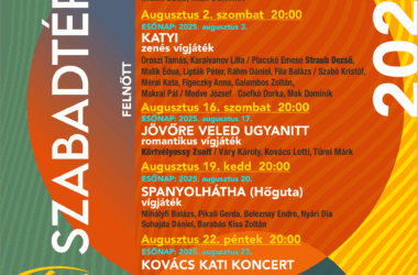 Kiemelt kép a Tatai Szabadtéri Játékok július 24. és augusztus 22. között című bejegyzéshez