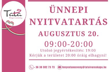 Kiemelt kép a Nyitvatartás a Városkapu Zrt. létesítményeiben augusztus 20-án című bejegyzéshez