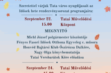 Kiemelt kép a Idősek Hete című bejegyzéshez
