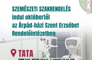 Kiemelt kép a Szemészeti szakrendelés indul a tatai rendelőintézetben című bejegyzéshez