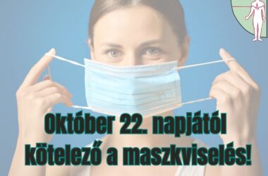 Kiemelt kép a Október 22-től kötelező a maszk viselése a vármegyei kórházban című bejegyzéshez