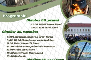 Kiemelt kép a Öreg-tavi Halász és Halgasztro Fesztivál – október 24-26. című bejegyzéshez