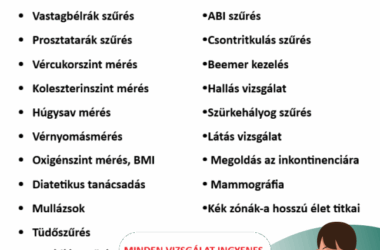 Kiemelt kép a Városi Egészségnap ingyenes szűrővizsgálatokkal november 29-én című bejegyzéshez