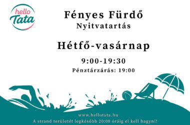 Kiemelt kép a Nyári nyitvatartás a Városkapu Zrt. létesítményeinél című bejegyzéshez
