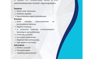 Kiemelt kép a Összeírókat keres a Statek Kft. című bejegyzéshez