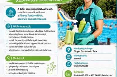 Kiemelt kép a Takarító munkatársat keres a Városkapu Zrt. című bejegyzéshez